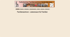Desktop Screenshot of familienzentrum-sankt-nikolaus.de